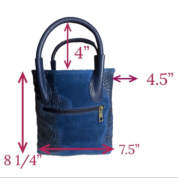 Stunning Italian Handbag by Borse in Pelle - Picture 8 of 9